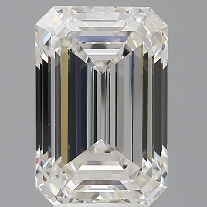 4.60 Carat Emerald Shaped, Ideal Cut, G Color, VVS2 Clarity, IGI Certified Lab Grown Diamond