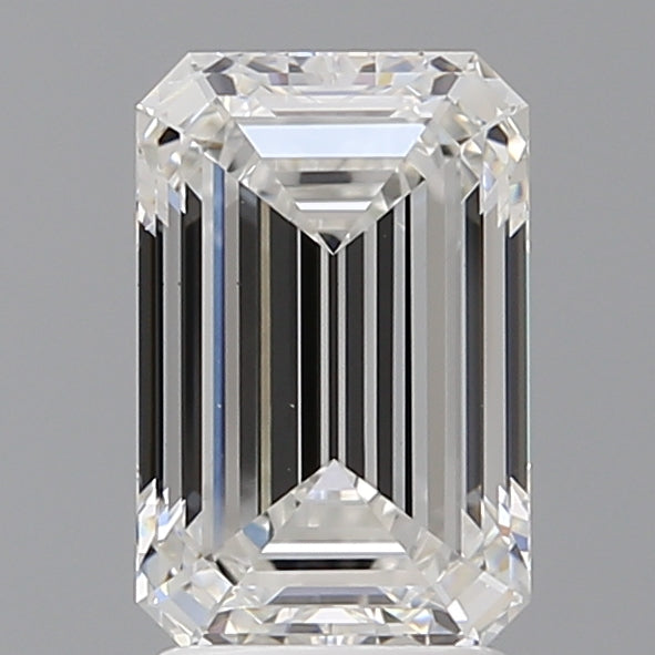 2.50 Carat Emerald Shaped, Ideal Cut, E Color, VS1 Clarity, IGI Certified Lab Grown Diamond