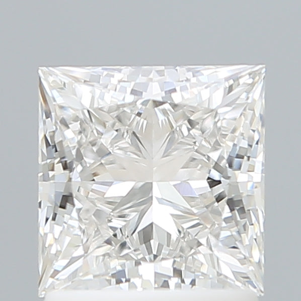 1.57 Carat Princess Shaped, Ideal Cut, F Color, VVS2 Clarity, IGI Certified Lab Grown Diamond