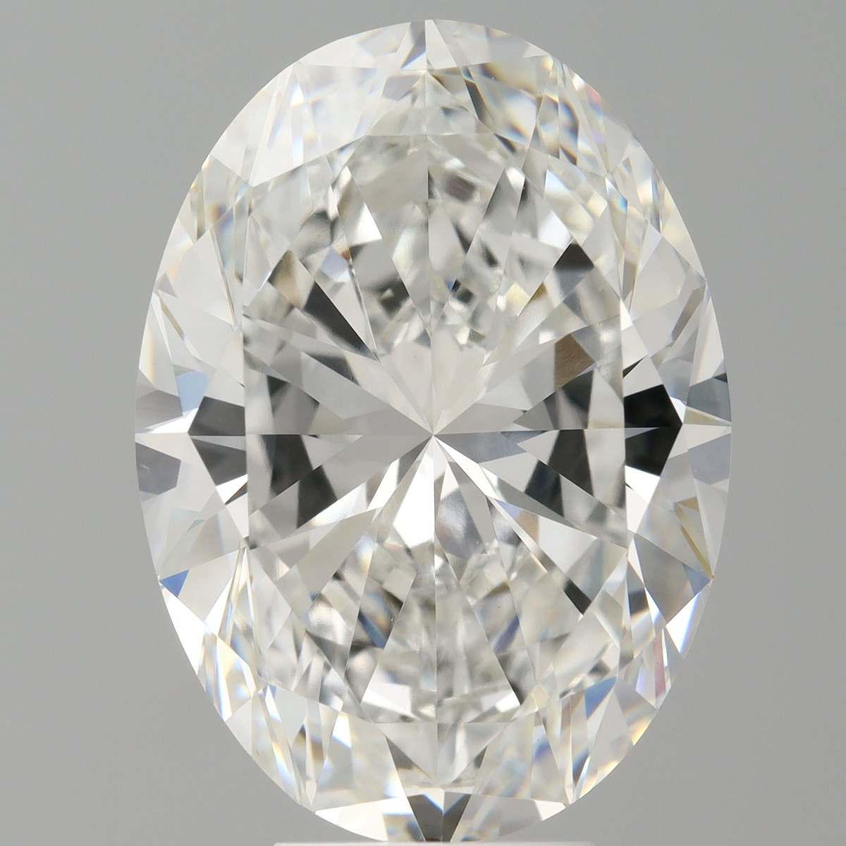 7.54 Carat Oval Shaped, Ideal Cut, F Color, VVS2 Clarity, IGI Certified Lab Grown Diamond