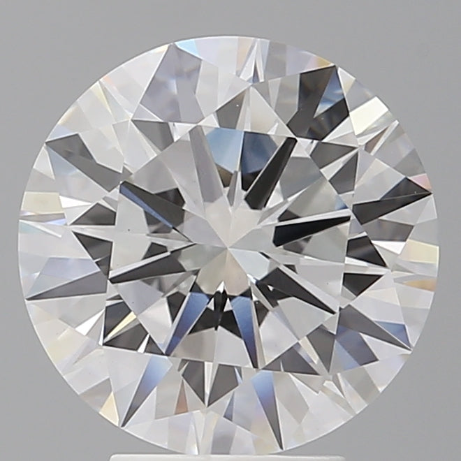 4.51 Carat Round Shaped, Excellent Cut, E Color, VVS2 Clarity, IGI Certified Lab Grown Diamond