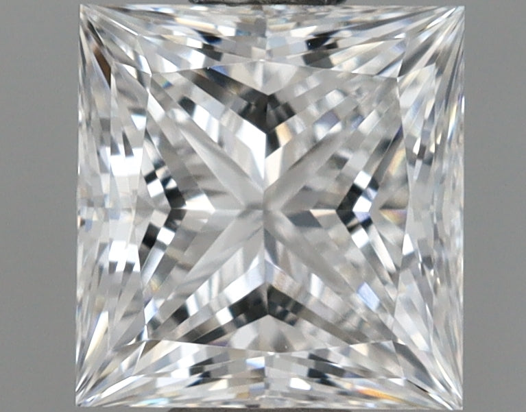 1.00 Carat Princess Shaped, Ideal Cut, D Color, VVS1 Clarity, IGI Certified Lab Grown Diamond