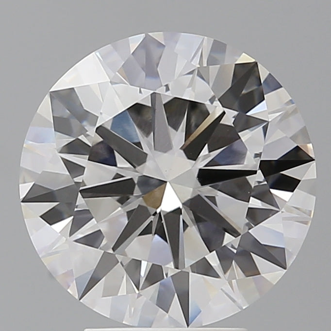 4.58 Carat Round Shaped, Excellent Cut, F Color, VVS2 Clarity, IGI Certified Lab Grown Diamond