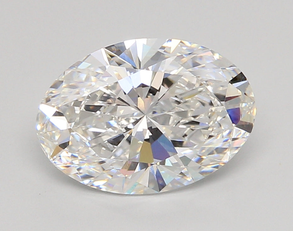 3.03 Carat Oval Shaped, Ideal Cut, E Color, VVS2 Clarity, IGI Certified Lab Grown Diamond