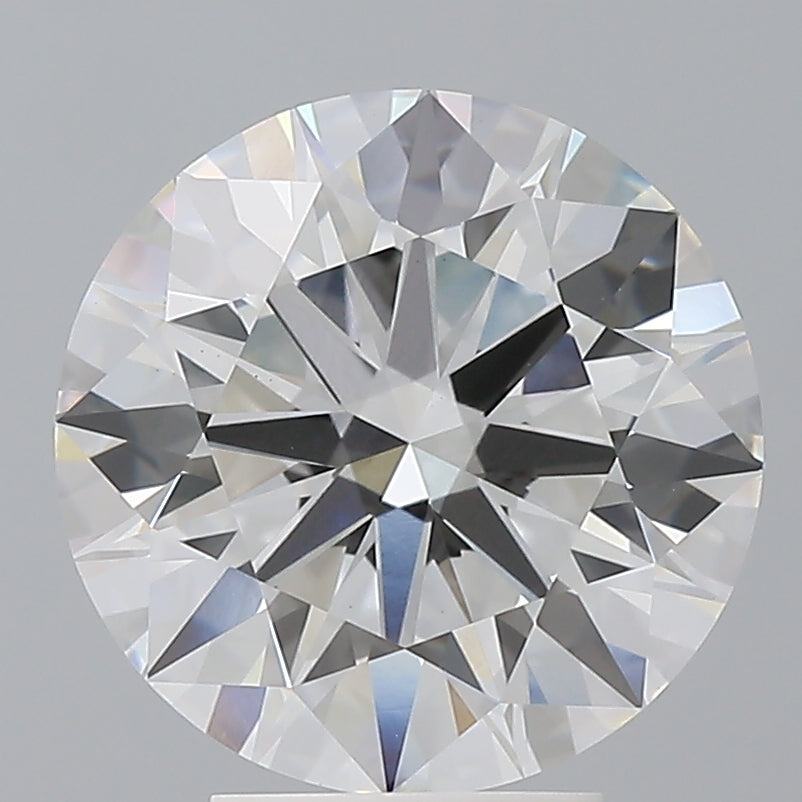 4.59 Carat Round Shaped, Ideal Cut, F Color, VVS2 Clarity, IGI Certified Lab Grown Diamond