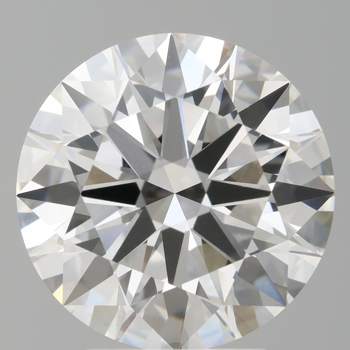 4.04 Carat Round Shaped, Ideal Cut, E Color, VVS2 Clarity, IGI Certified Lab Grown Diamond