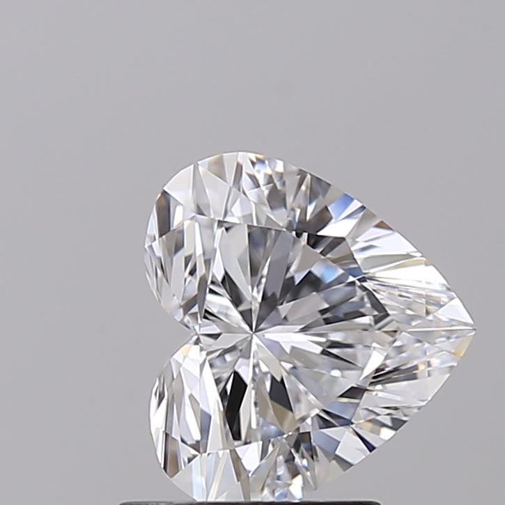 1.56 Carat Heart Shaped, Ideal Cut, D Color, VVS1 Clarity, IGI Certified Lab Grown Diamond