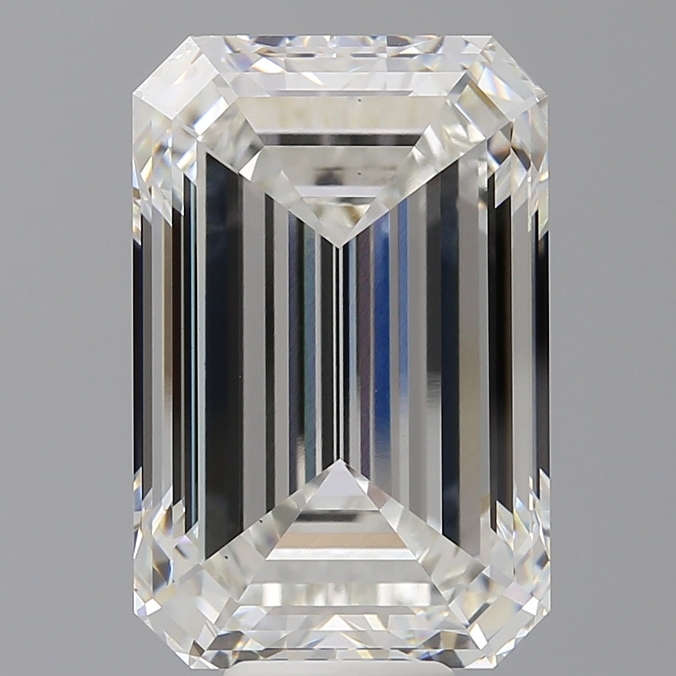 12.53 Carat Emerald Shaped, Excellent Cut, F Color, VS1 Clarity, IGI Certified Lab Grown Diamond