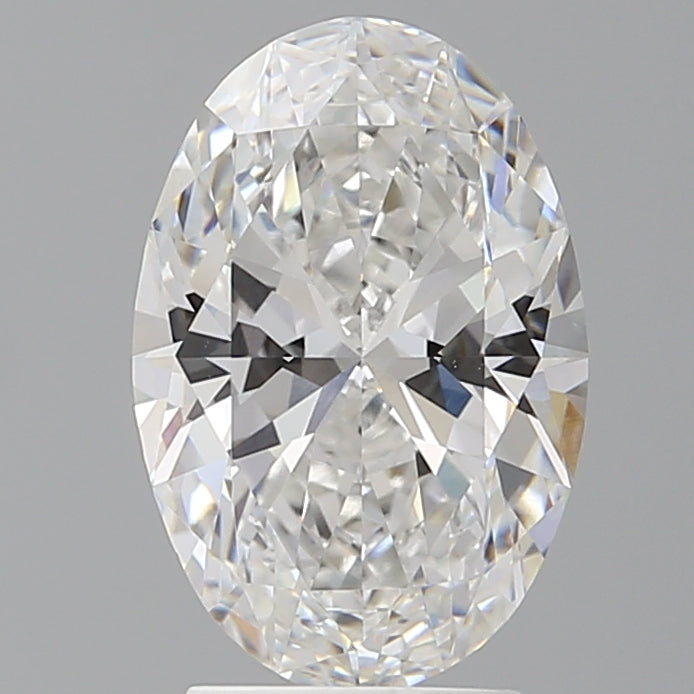 3.01 Carat Oval Shaped, Ideal Cut, E Color, VVS2 Clarity, IGI Certified Lab Grown Diamond