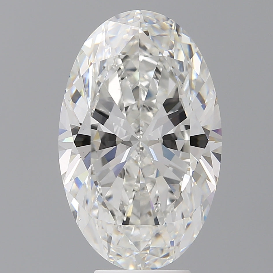6.57 Carat Oval Shaped, Ideal Cut, F Color, VVS2 Clarity, IGI Certified Lab Grown Diamond