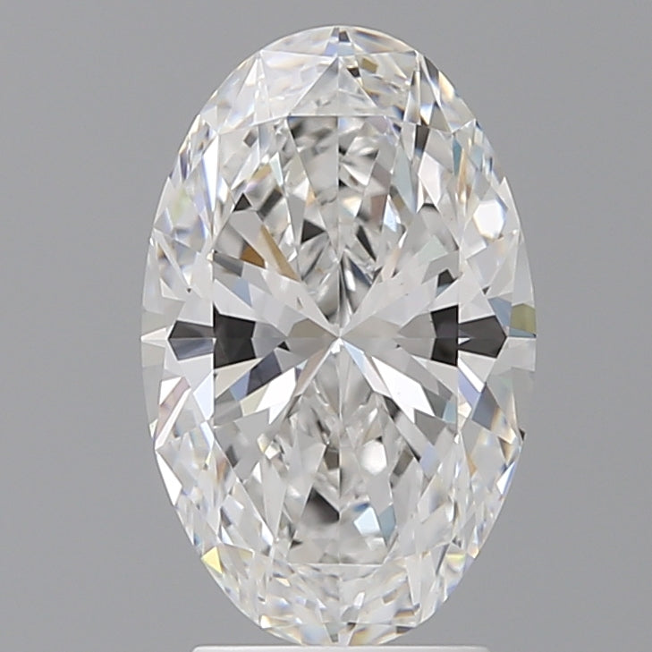 3.01 Carat Oval Shaped, Ideal Cut, E Color, VVS2 Clarity, IGI Certified Lab Grown Diamond
