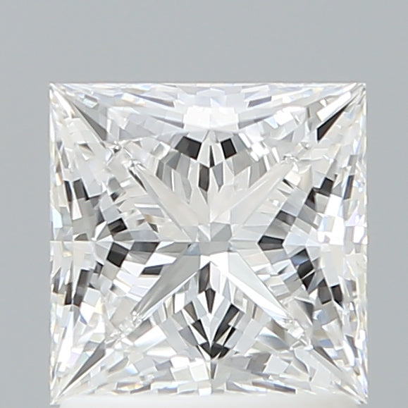 1.59 Carat Princess Shaped, Ideal Cut, D Color, VVS2 Clarity, IGI Certified Lab Grown Diamond