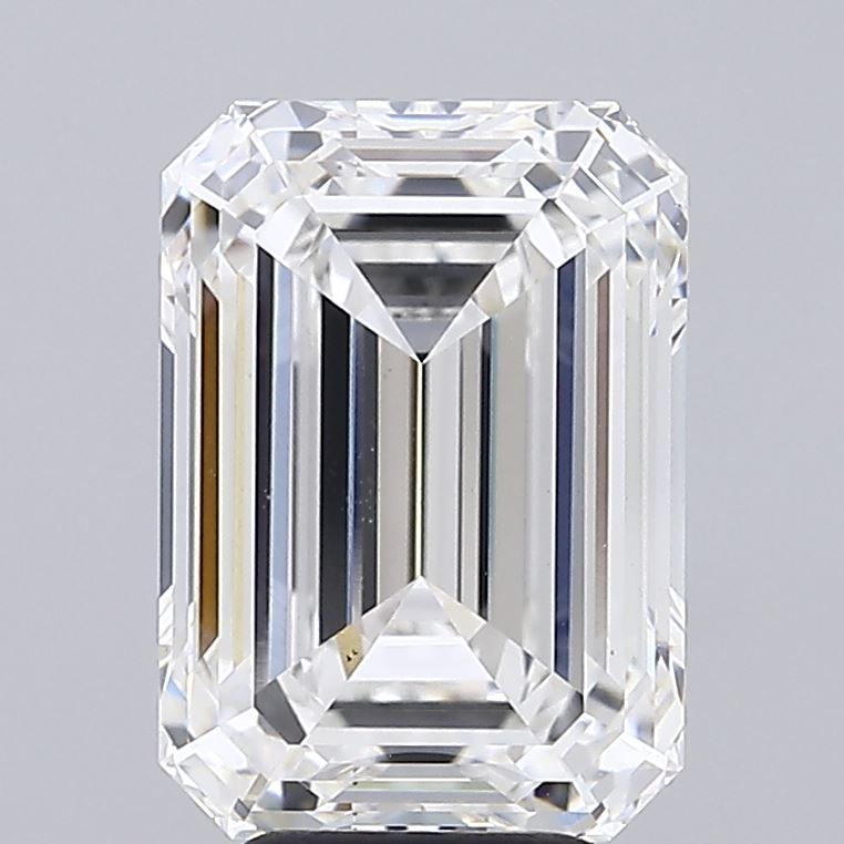 6.03 Carat Emerald Shaped, Ideal Cut, E Color, VS1 Clarity, IGI Certified Lab Grown Diamond