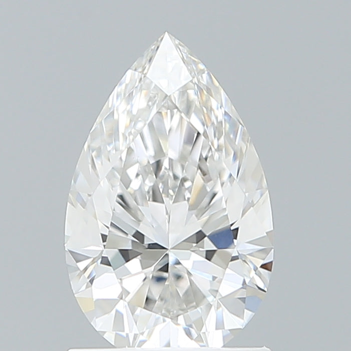 1.25 Carat Pear Shaped, Ideal Cut, E Color, VVS2 Clarity, IGI Certified Lab Grown Diamond