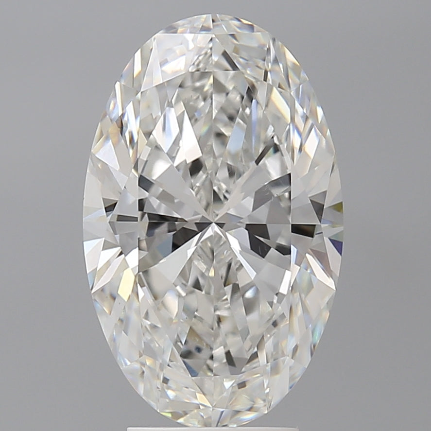 4.53 Carat Oval Shaped, Ideal Cut, F Color, VS1 Clarity, IGI Certified Lab Grown Diamond