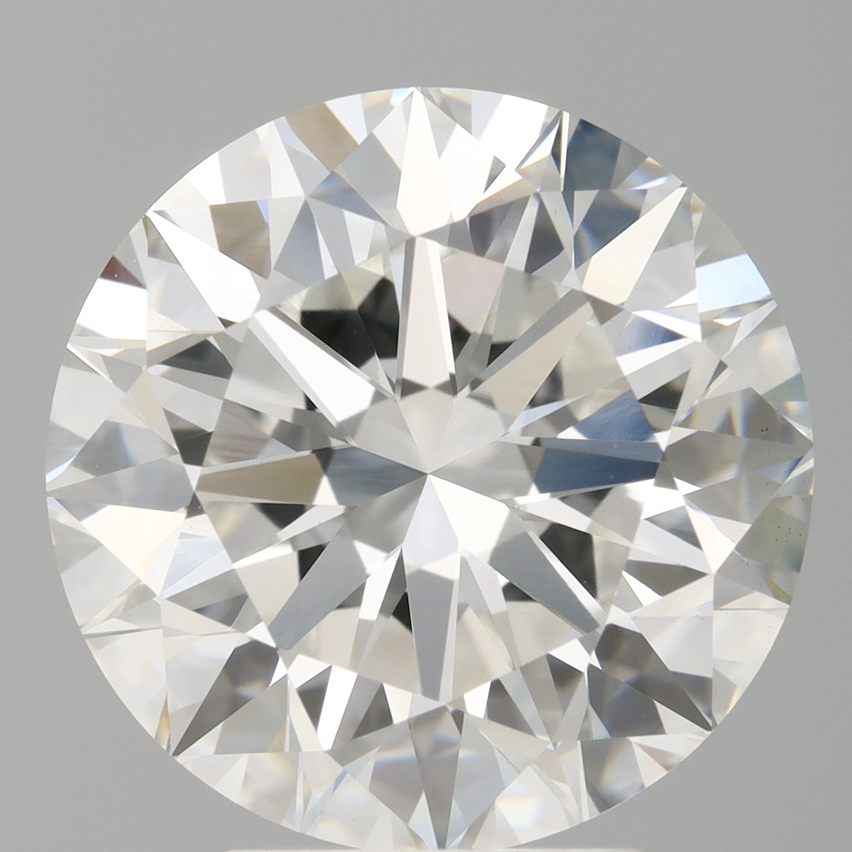 5.02 Carat Round Shaped, Excellent Cut, F Color, VS1 Clarity, IGI Certified Lab Grown Diamond