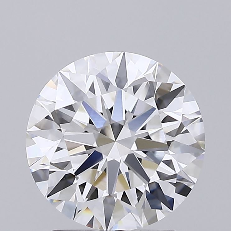 2.24 Carat Round Shaped, Ideal Cut, D Color, VVS2 Clarity, IGI Certified Lab Grown Diamond