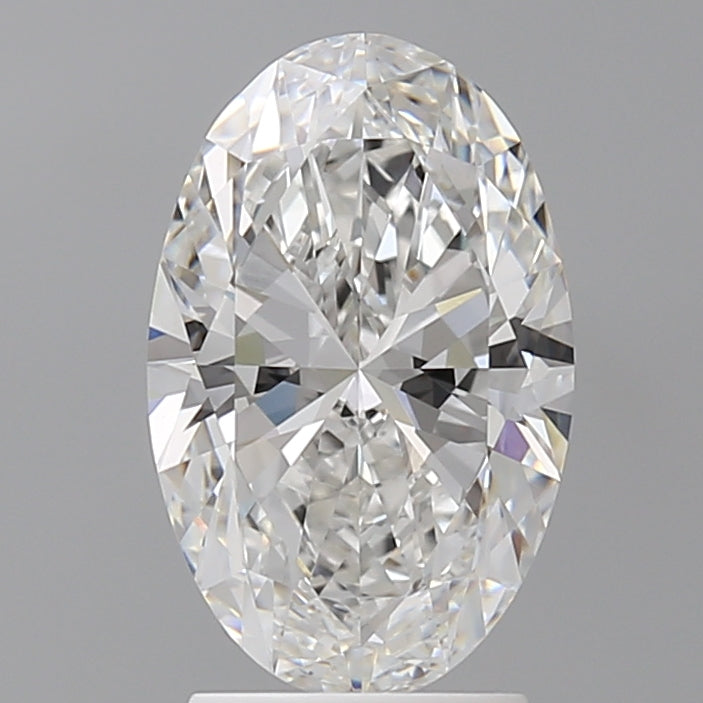 2.59 Carat Oval Shaped, Ideal Cut, E Color, VVS2 Clarity, IGI Certified Lab Grown Diamond