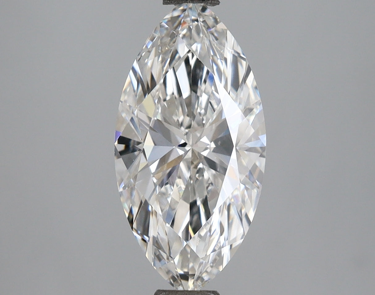 2.08 Carat Marquise Shaped, Ideal Cut, E Color, VVS2 Clarity, IGI Certified Lab Grown Diamond