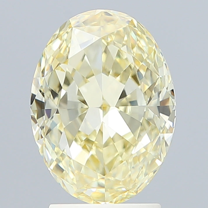 3.33 Carat Oval Shaped, Ideal Cut, VVS2 Clarity, IGI Certified Lab Grown Diamond