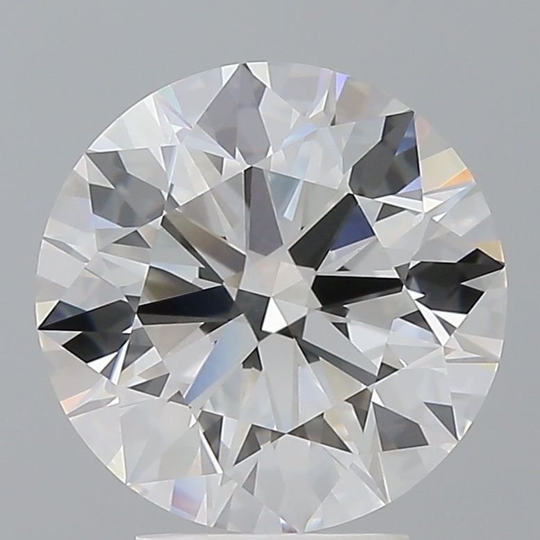 4.09 Carat Round Shaped, Ideal Cut, E Color, VVS2 Clarity, IGI Certified Lab Grown Diamond