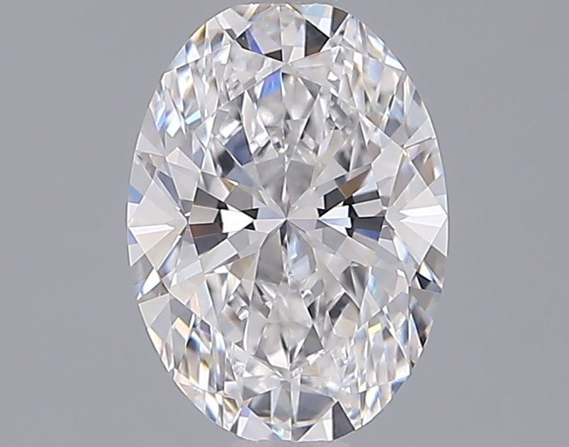 1.54 Carat Oval Shaped, Ideal Cut, D Color, VVS2 Clarity, IGI Certified Lab Grown Diamond