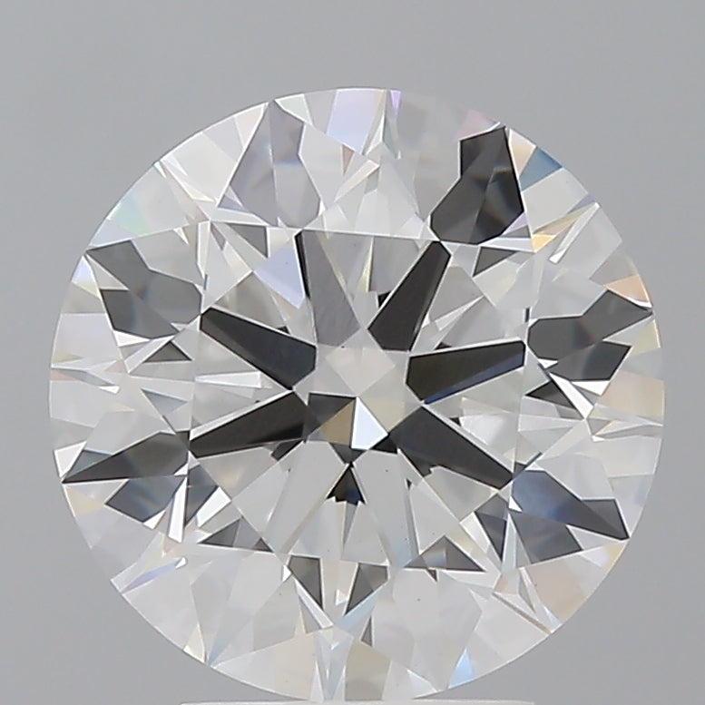 4.10 Carat Round Shaped, Ideal Cut, F Color, VVS2 Clarity, IGI Certified Lab Grown Diamond