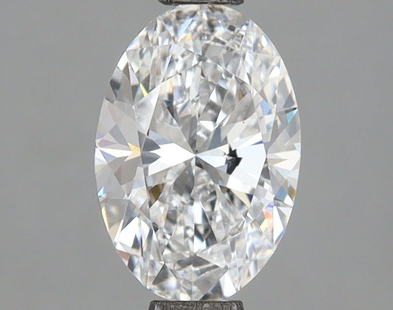 1.12 Carat Oval Shaped, Ideal Cut, D Color, VVS2 Clarity, IGI Certified Lab Grown Diamond