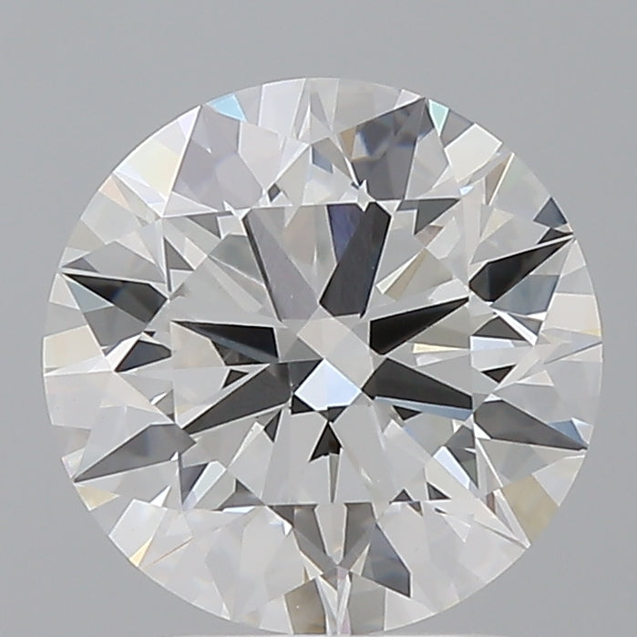 3.06 Carat Round Shaped, Ideal Cut, F Color, VVS2 Clarity, IGI Certified Lab Grown Diamond