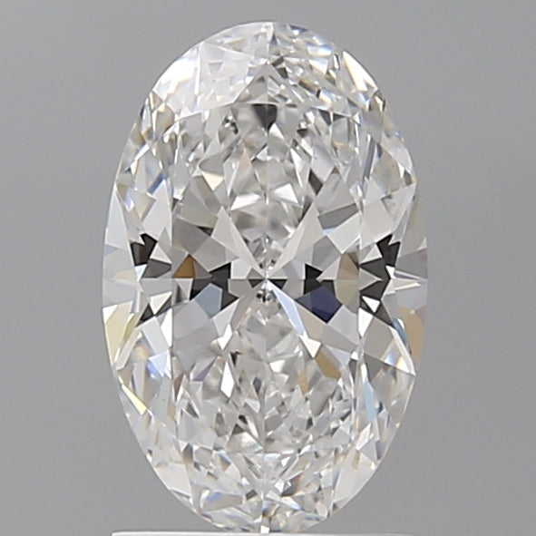 1.60 Carat Oval Shaped, Ideal Cut, D Color, VS1 Clarity, IGI Certified Lab Grown Diamond