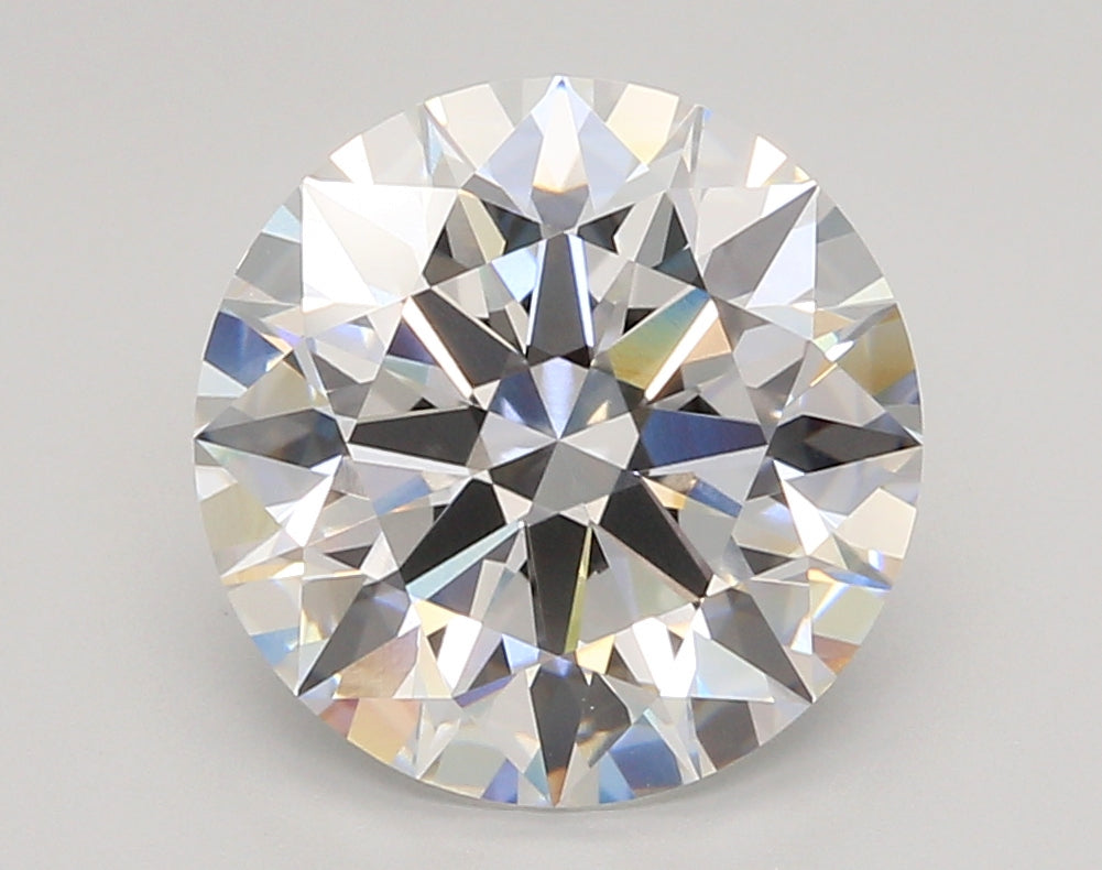 5.04 Carat Round Shaped, Ideal Cut, E Color, VVS2 Clarity, IGI Certified Lab Grown Diamond