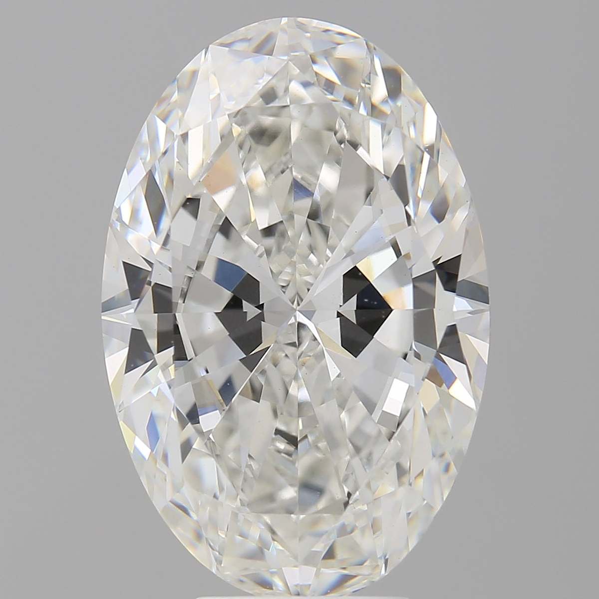7.09 Carat Oval Shaped, Excellent Cut, F Color, VVS2 Clarity, IGI Certified Lab Grown Diamond
