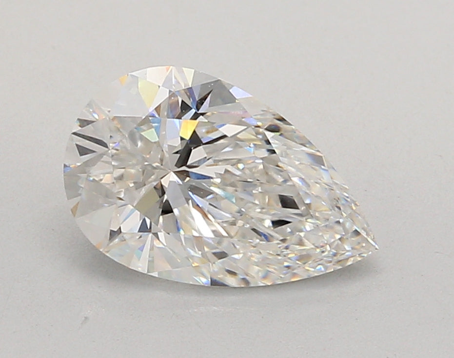 2.07 Carat Pear Shaped, Ideal Cut, F Color, VVS1 Clarity, IGI Certified Lab Grown Diamond