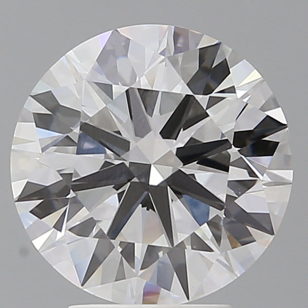 4.05 Carat Round Shaped, Ideal Cut, E Color, VVS2 Clarity, IGI Certified Lab Grown Diamond