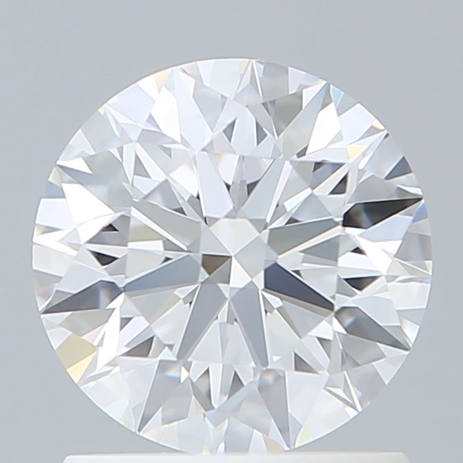 1.24 Carat Round Shaped, Ideal Cut, D Color, VVS2 Clarity, IGI Certified Lab Grown Diamond