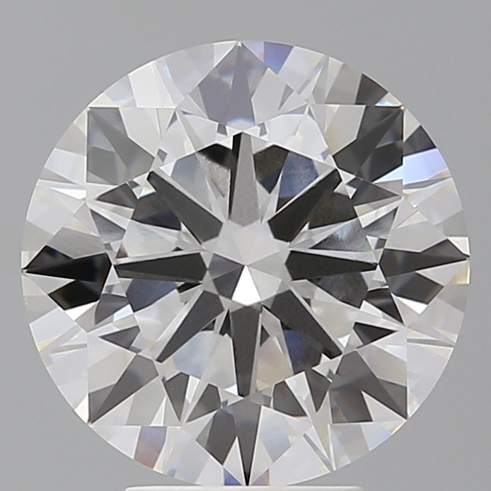 5.08 Carat Round Shaped, Ideal Cut, F Color, VVS2 Clarity, IGI Certified Lab Grown Diamond