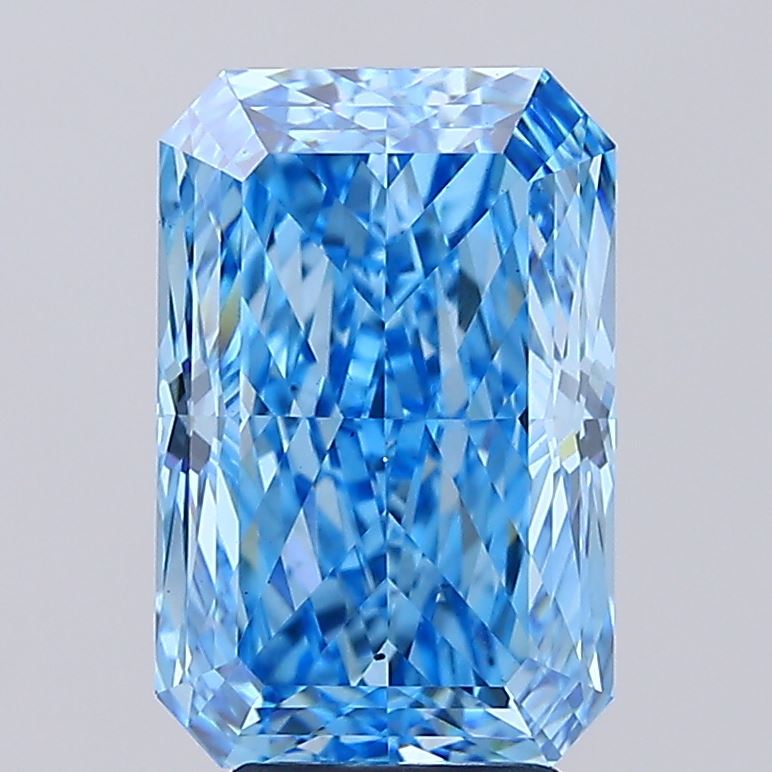 5.02 Carat Radiant Shaped, Ideal Cut, VS2 Clarity, IGI Certified Lab Grown Diamond