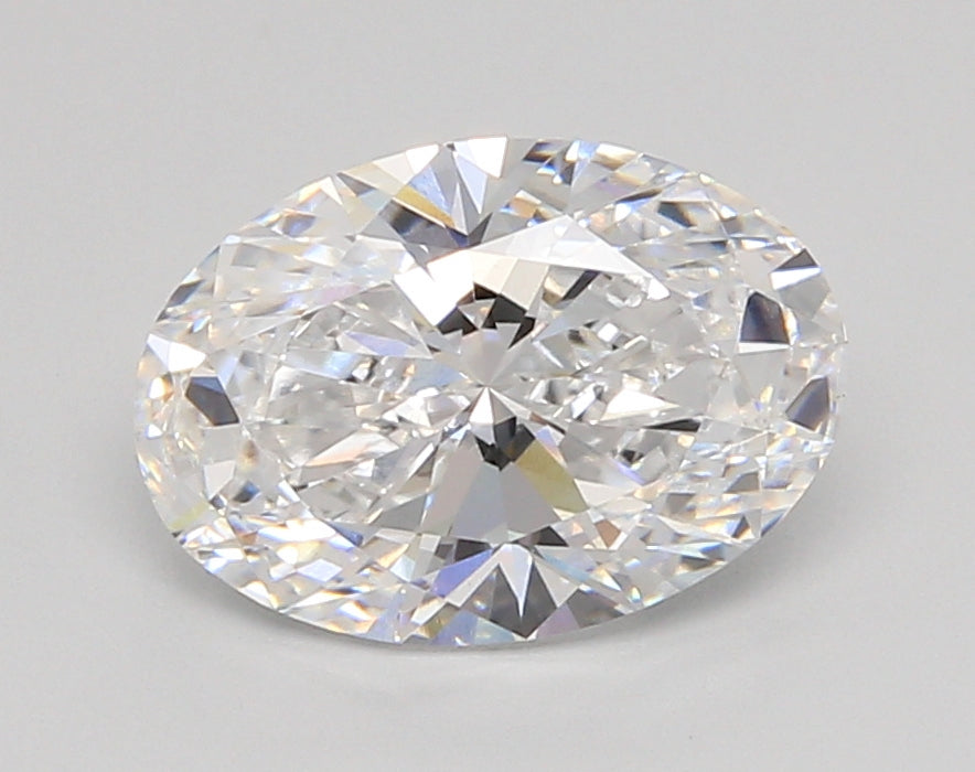 2.55 Carat Oval Shaped, Ideal Cut, D Color, VS1 Clarity, IGI Certified Lab Grown Diamond