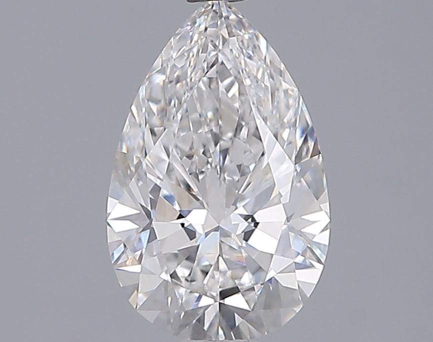 1.53 Carat Pear Shaped, Ideal Cut, D Color, VVS2 Clarity, IGI Certified Lab Grown Diamond