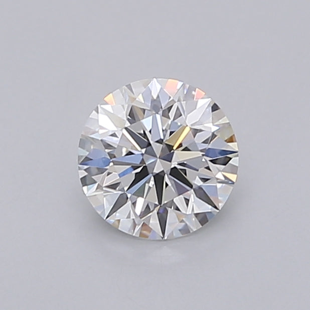0.68 Carat Round Shaped, Excellent Cut, D Color, VVS2 Clarity, IGI Certified Lab Grown Diamond
