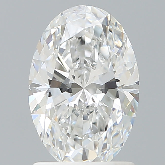 1.55 Carat Oval Shaped, Ideal Cut, D Color, VVS2 Clarity, IGI Certified Lab Grown Diamond