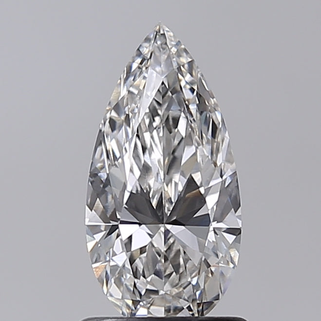 1.02 Carat Pear Shaped, Ideal Cut, G Color, VS1 Clarity, IGI Certified Lab Grown Diamond