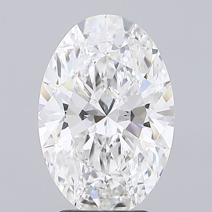 3.06 Carat Oval Shaped, Ideal Cut, F Color, VVS1 Clarity, IGI Certified Lab Grown Diamond