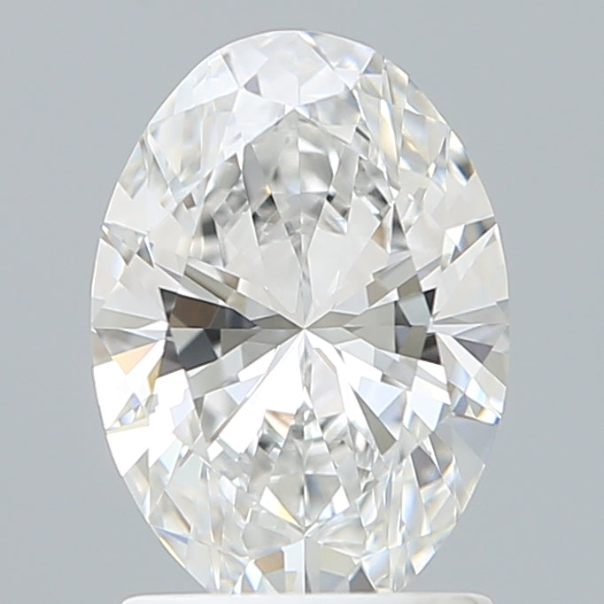 1.58 Carat Oval Shaped, Ideal Cut, E Color, VVS1 Clarity, IGI Certified Lab Grown Diamond