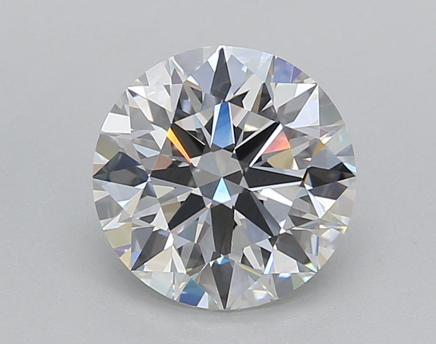 2.02 Carat Round Shaped, Ideal Cut, E Color, VVS2 Clarity, IGI Certified Lab Grown Diamond