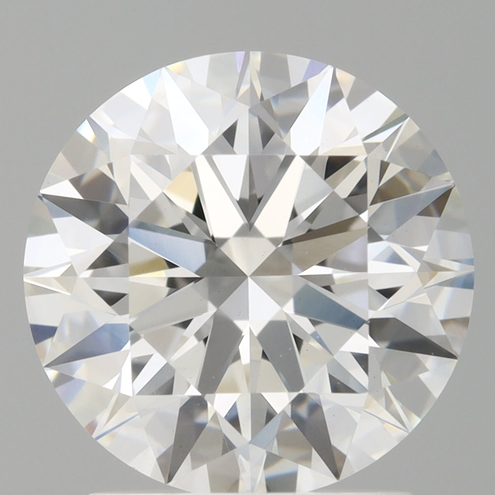2.09 Carat Round Shaped, Ideal Cut, F Color, VVS2 Clarity, IGI Certified Lab Grown Diamond