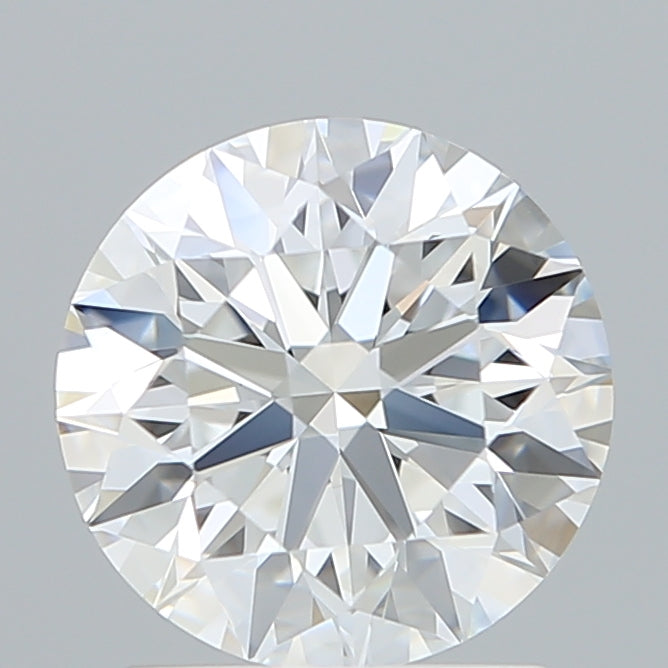 1.85 Carat Round Shaped, Excellent Cut, E Color, VVS2 Clarity, IGI Certified Lab Grown Diamond