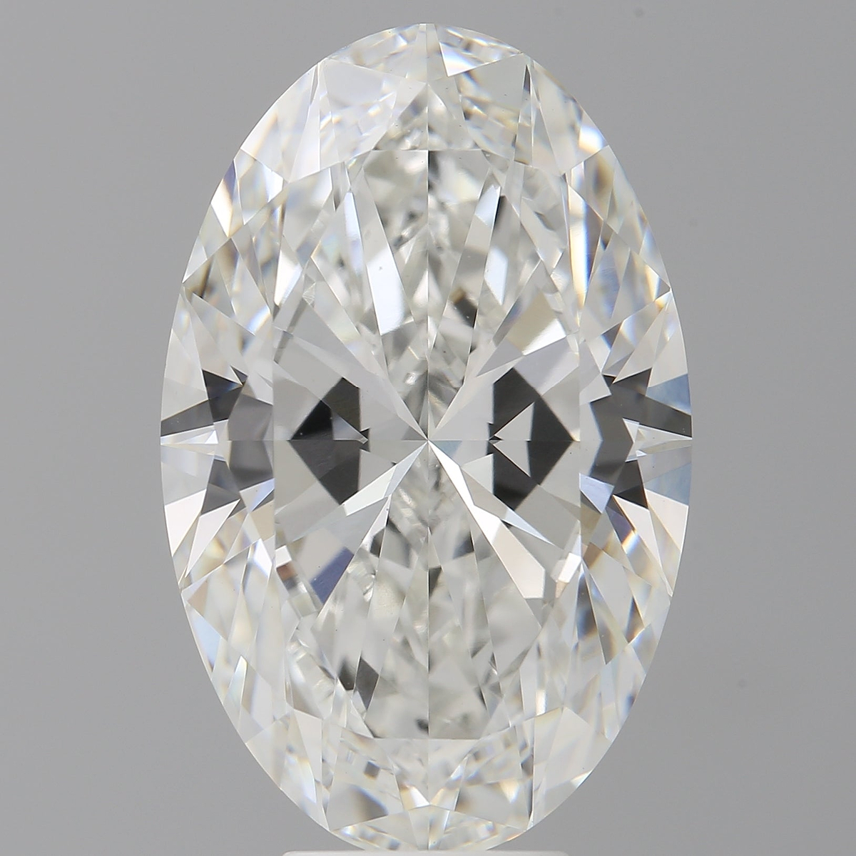 8.08 Carat Oval Shaped, Ideal Cut, F Color, VVS2 Clarity, IGI Certified Lab Grown Diamond