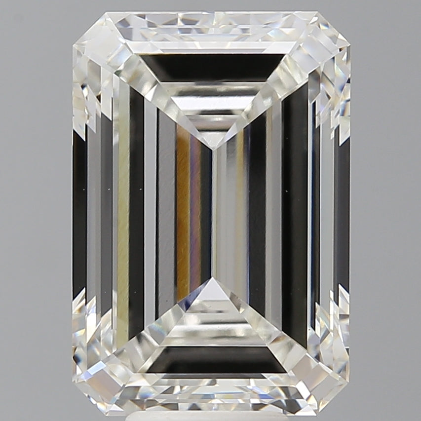 9.09 Carat Emerald Shaped, Excellent Cut, F Color, VVS2 Clarity, IGI Certified Lab Grown Diamond