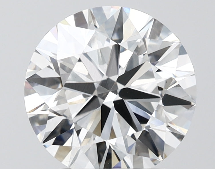 5.54 Carat Round Shaped, Excellent Cut, F Color, VS1 Clarity, IGI Certified Lab Grown Diamond